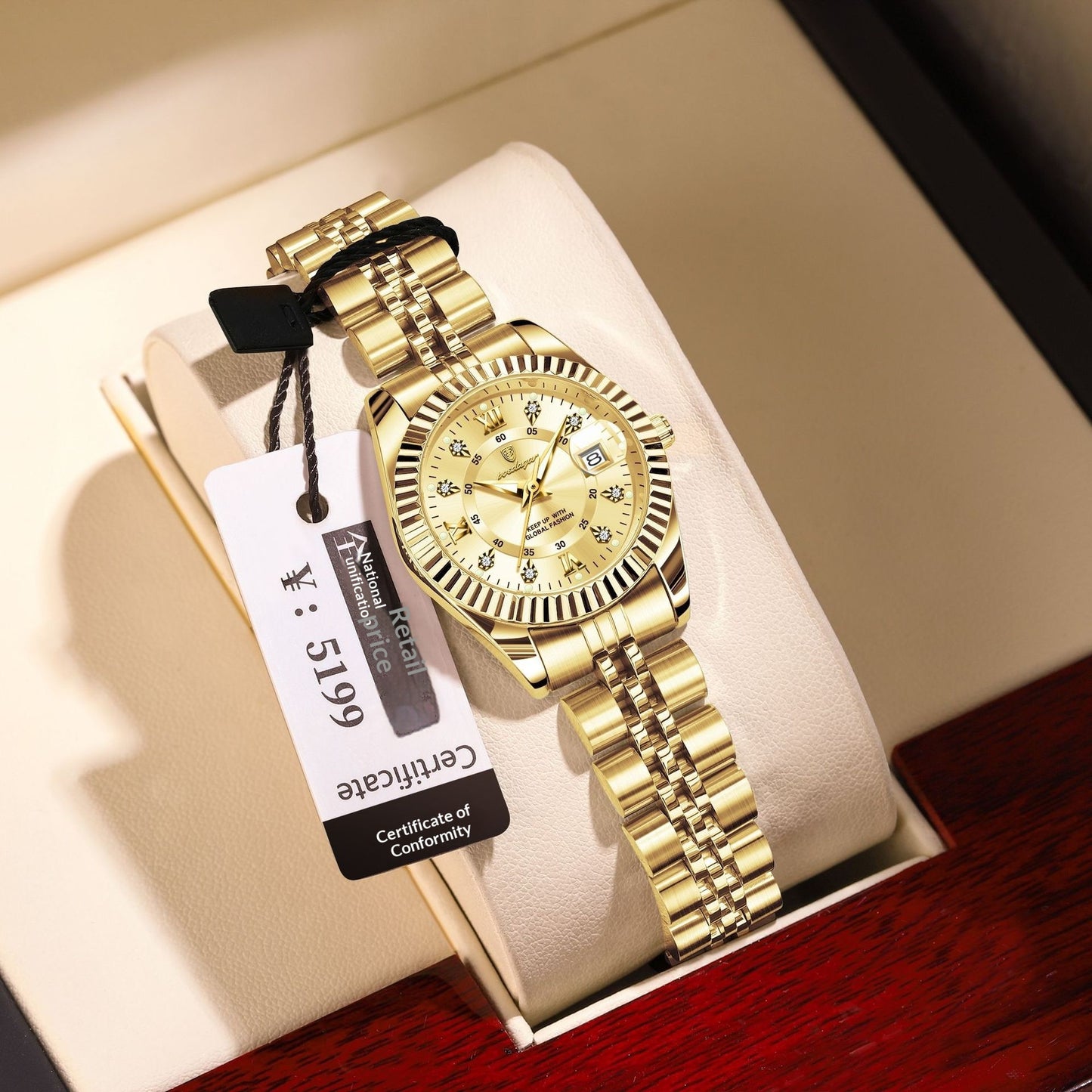 Stylish Minimalist And Personalized Alloy Watch For Women